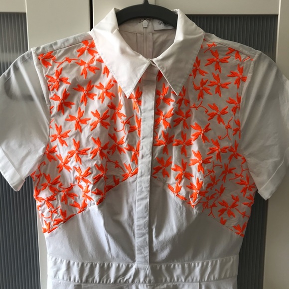 Tanya Taylor - Mia Embroidered Cotton-blend Dress - Picture 2 of 16